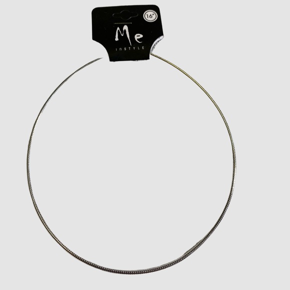 Me Instyle Silver Metal Choker 16” - Picture 1 of 6
